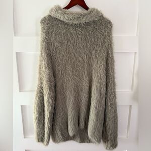 Express furry soft material oversized sweater size xl amazing quality